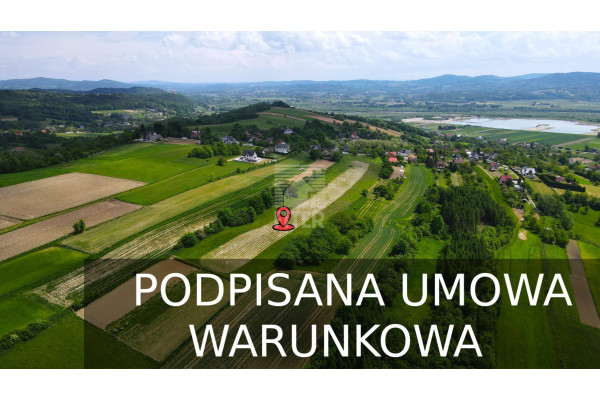 małopolskie, tarnowski, Zakliczyn, Faliszewice, Widokowa, duża działka, obok Dunajec